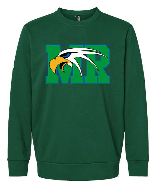 Maple River High School hockey_boys - Collegiate Green Unisex Fleece Crewneck Sweatshirt