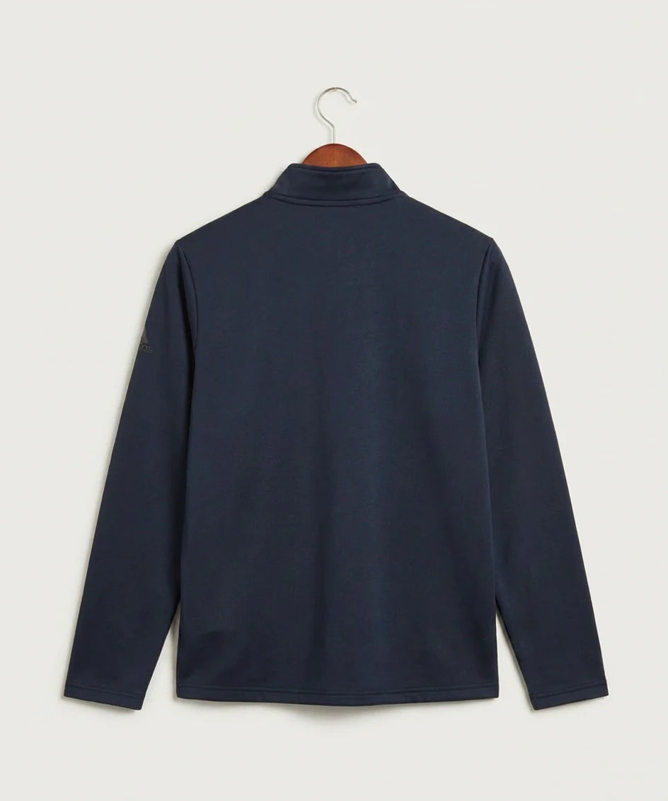 Bemidji High School Football (Boys) - Collegiate Navy Men's Ultimate365 Lightweight Quarter-Zip Pullover (back)