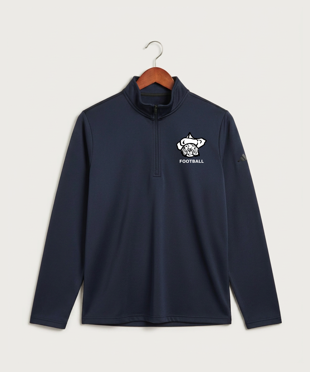Polo HS Football general - Collegiate Navy Men's Ultimate365 Lightweight Quarter-Zip Pullover