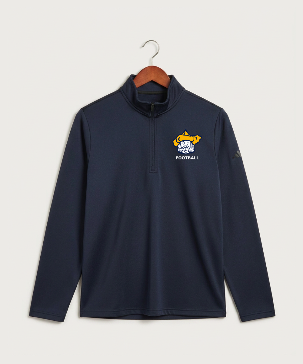 Polo HS Football general - Collegiate Navy Men's Ultimate365 Lightweight Quarter-Zip Pullover
