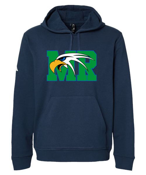 Maple River High School hockey_boys - Collegiate Navy Unisex Fleece Hooded Sweatshirt