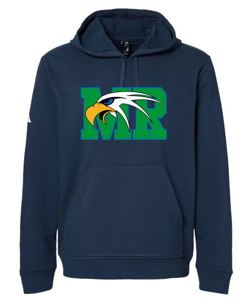 Maple River High School hockey_boys - Collegiate Navy Unisex Fleece Hooded Sweatshirt