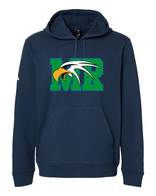 Maple River High School hockey_boys - Collegiate Navy Unisex Fleece Hooded Sweatshirt