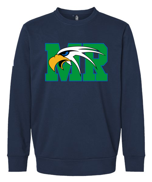 Maple River High School hockey_boys - Collegiate Navy Unisex Fleece Crewneck Sweatshirt