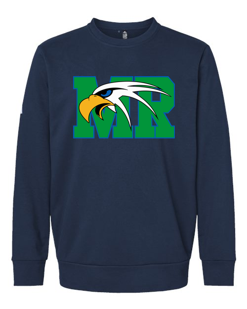 Maple River High School hockey_boys - Collegiate Navy Unisex Fleece Crewneck Sweatshirt
