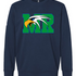 Maple River High School hockey_boys - Collegiate Navy Unisex Fleece Crewneck Sweatshirt