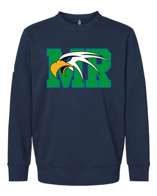 Maple River High School hockey_boys - Collegiate Navy Unisex Fleece Crewneck Sweatshirt
