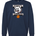 Naptown basketball_boys - Collegiate Navy Unisex Fleece Crewneck Sweatshirt