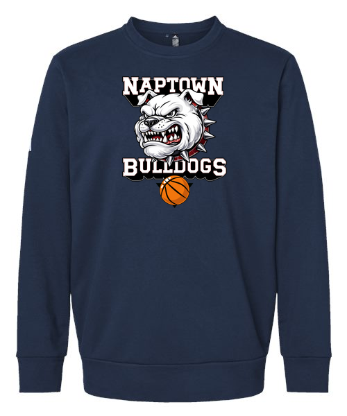 Naptown basketball_boys - Collegiate Navy Unisex Fleece Crewneck Sweatshirt