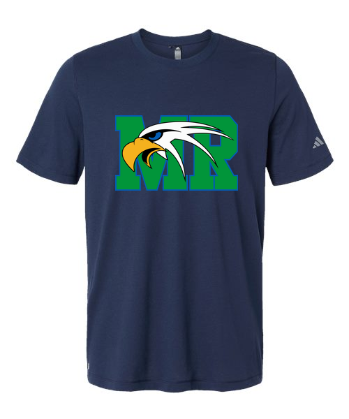 Maple River High School hockey_boys - Collegiate Navy Men's Blended T-Shirt