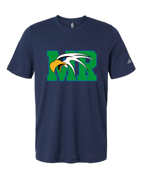 Maple River High School hockey_boys - Collegiate Navy Men's Blended T-Shirt
