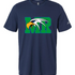 Maple River High School hockey_boys - Collegiate Navy Men's Blended T-Shirt