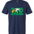 Maple River High School hockey_boys - Collegiate Navy Men's Blended T-Shirt