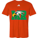 Maple River High School baseball_boys - Collegiate Orange/ White Men's Pregame T-Shirt