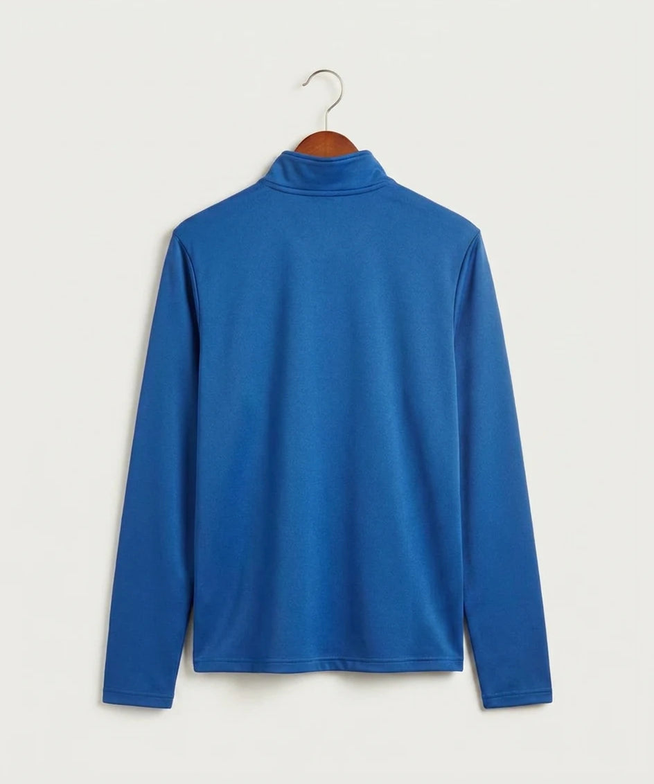Eastview High School Volleyball (Girls) - Collegiate Royal Men's Ultimate365 Lightweight Quarter-Zip Pullover (back)