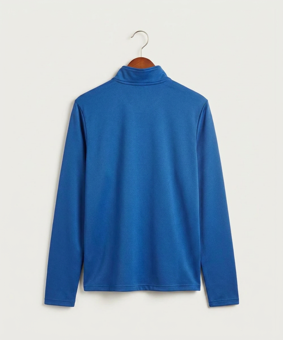 Owatonna High School Volleyball (Girls) - Collegiate Royal Men's Ultimate365 Lightweight Quarter-Zip Pullover (back)