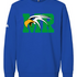 Maple River High School hockey_boys - Collegiate Royal Unisex Fleece Crewneck Sweatshirt
