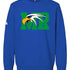 Maple River High School hockey_boys - Collegiate Royal Unisex Fleece Crewneck Sweatshirt
