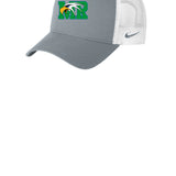 Maple River High School hockey_boys - Cool Grey/ White Nike Snapback Mesh Trucker Cap NKFN9893