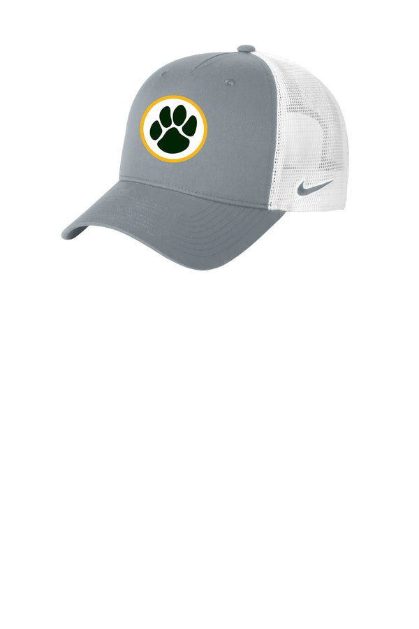 Ashwaubenon High School Football (Boys) - Cool Grey/ White Nike Snapback Mesh Trucker Cap NKFN9893