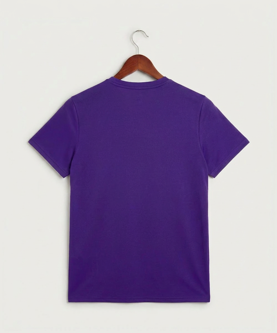 Glencoe Silver Lake High School Athletics - Court Purple Nike Swoosh Sleeve rLegend Tee NKDX8730 (back)