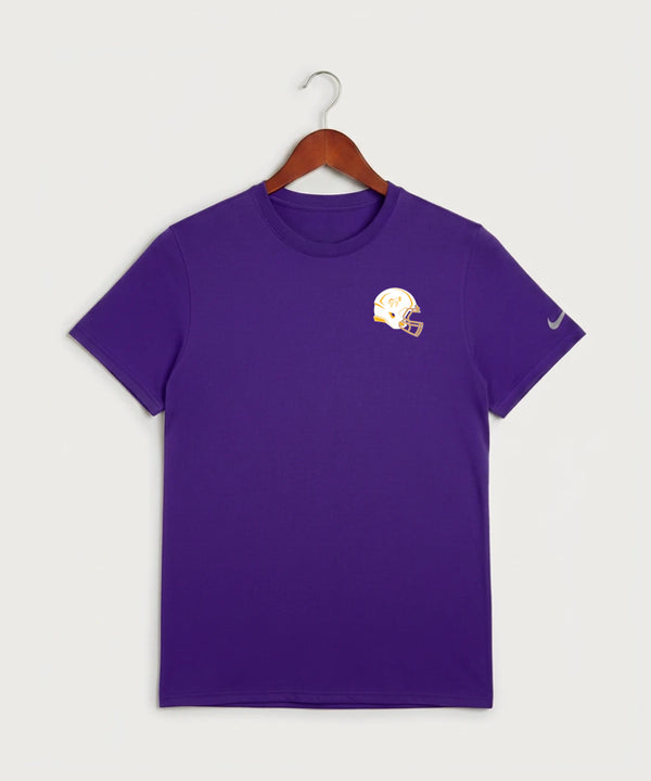 International Falls High School Football (Boys) - Court Purple Nike Swoosh Sleeve rLegend Tee NKDX8730