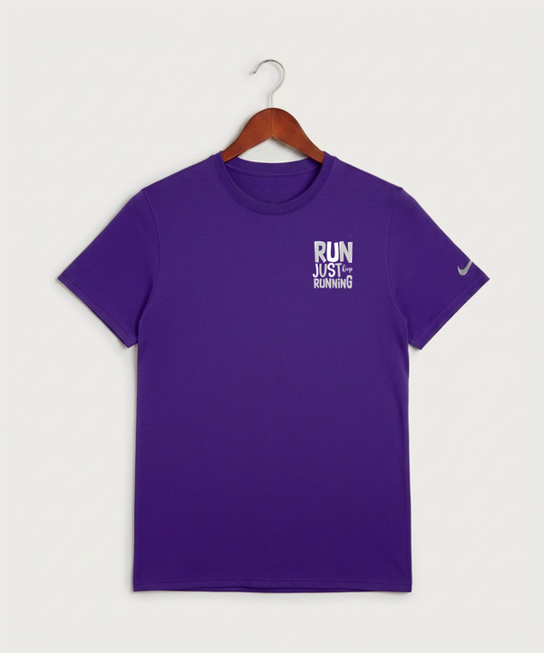Glencoe Silver Lake High School Athletics - Court Purple Nike Swoosh Sleeve rLegend Tee NKDX8730
