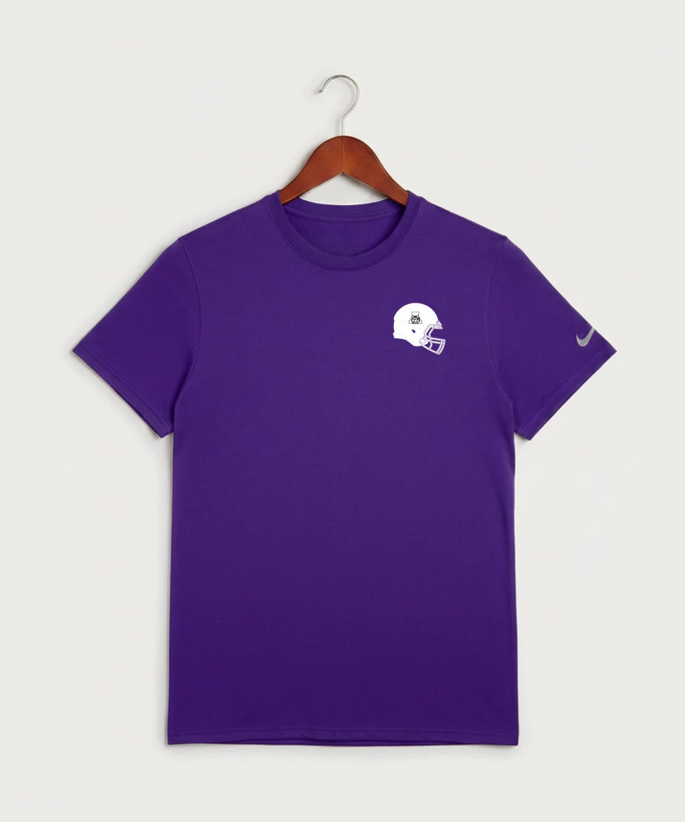 Albany High School Football (Boys) - Court Purple Nike Swoosh Sleeve rLegend Tee NKDX8730