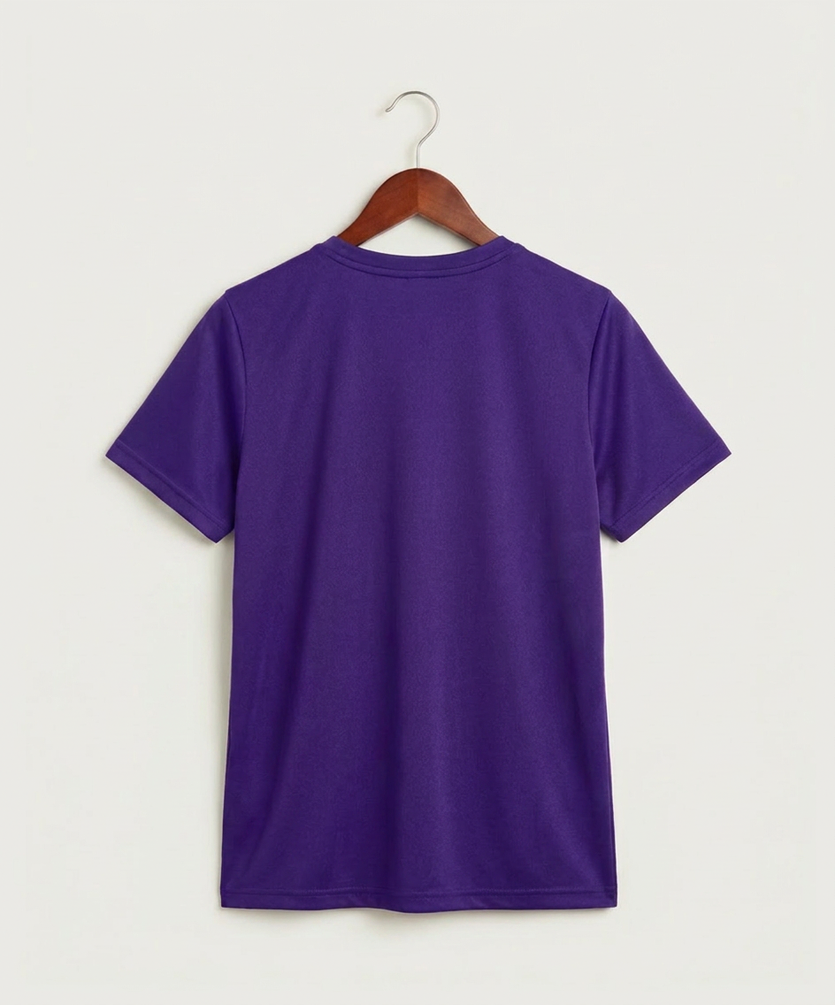 Goodhue High School Volleyball (Girls) - Court Purple Nike Youth Swoosh Sleeve rLegend Tee NKDX8787 (back)