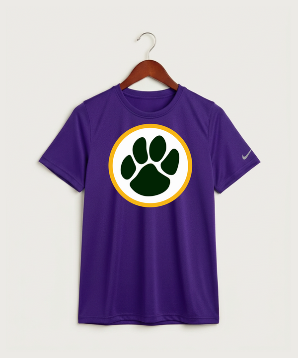 Ashwaubenon High School Football (Boys) - Court Purple Nike Youth Swoosh Sleeve rLegend Tee NKDX8787