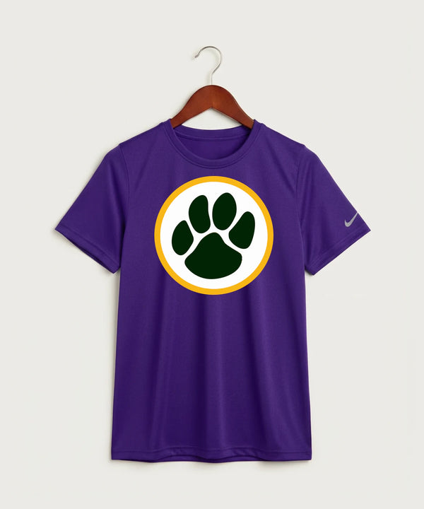 Ashwaubenon High School Football (Boys) - Court Purple Nike Youth Swoosh Sleeve rLegend Tee NKDX8787