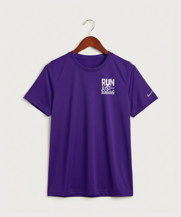 Glencoe Silver Lake High School Athletics - Court Purple Nike Youth Swoosh Sleeve rLegend Tee NKDX8787