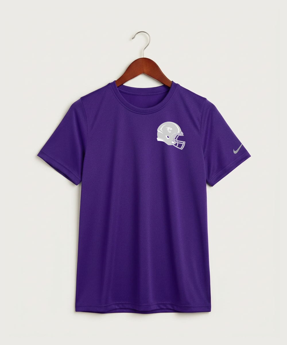 Granada-Huntley-East Chain/Truman Football (Boys) - Court Purple Nike Youth Swoosh Sleeve rLegend Tee NKDX8787