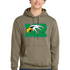 Maple River High School hockey_boys - Coyote Brown Port & Co Core Fleece Pullover Hooded Sweatshirt. PC78H