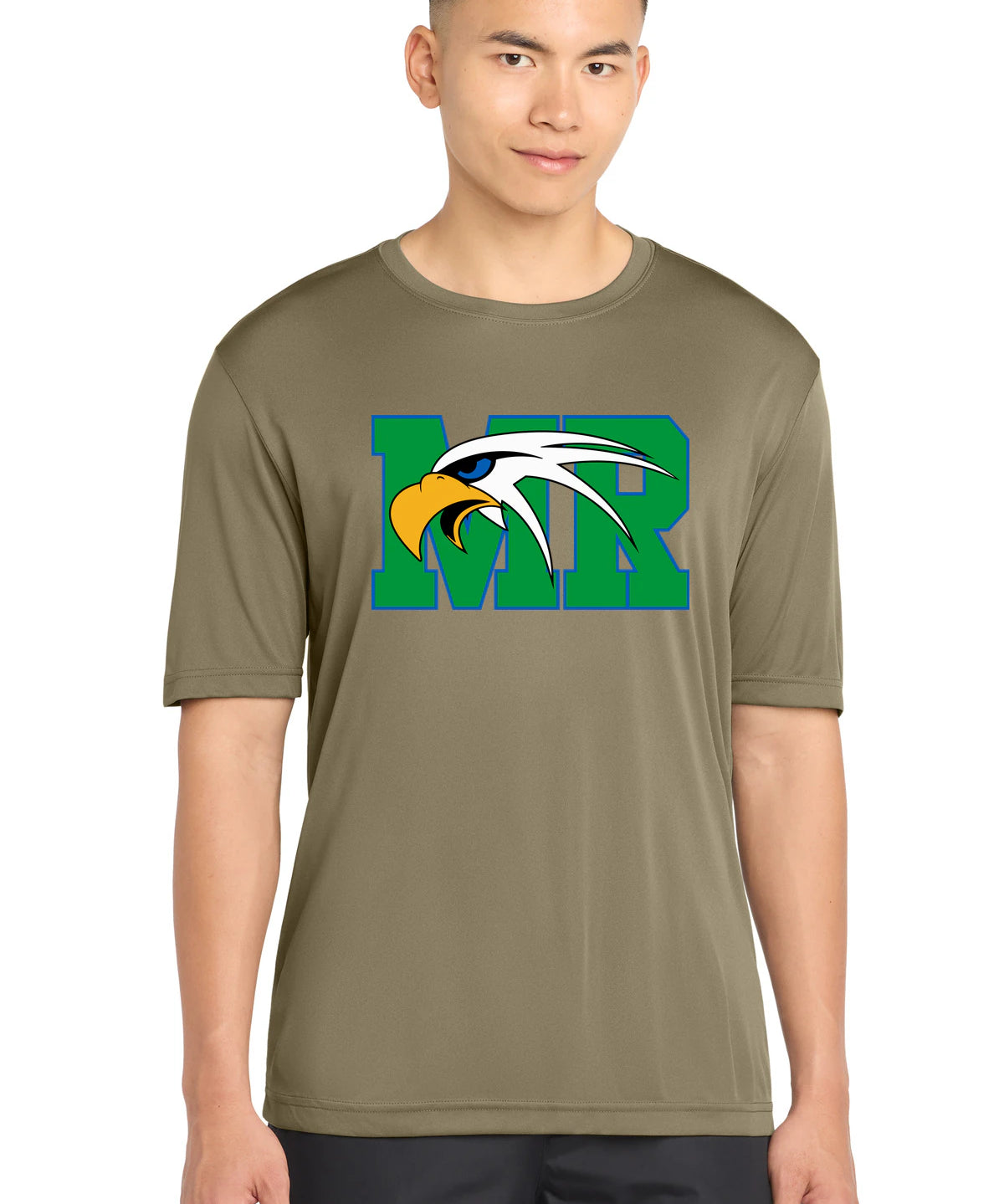 Maple River High School hockey_boys - Coyote Brown Sport-Tek PosiCharge Competitor Tee. ST350