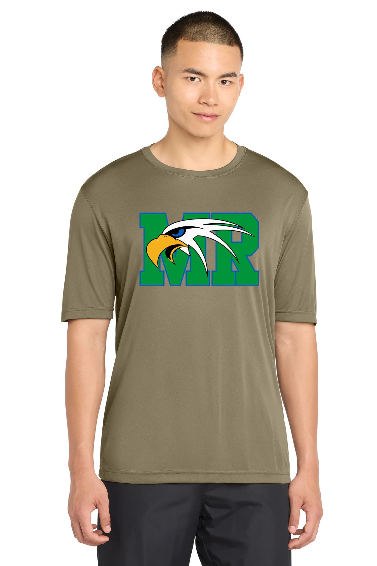 Maple River High School hockey_boys - Coyote Brown Sport-Tek PosiCharge Competitor Tee. ST350