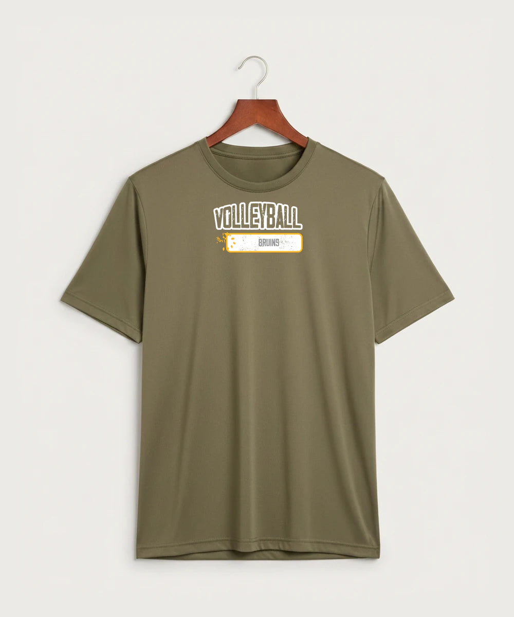 Fargo South High School Volleyball (Girls) - Coyote Brown Sport-Tek PosiCharge Competitor Tee. ST350