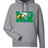 Maple River High School hockey_boys - CS Grey Light Heather/ White Men's Rival Fleece Hooded Sweatshirt