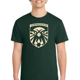 Abingdon High School soccer_boys - Dark Green Port & Co Core Cotton Tee. PC54