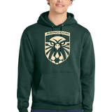 Abingdon High School soccer_boys - Dark Green Port & Co Core Fleece Pullover Hooded Sweatshirt. PC78H