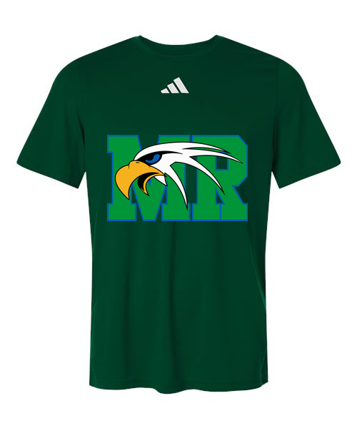 Maple River High School hockey_boys - Dark Green/ White Men's Pregame T-Shirt