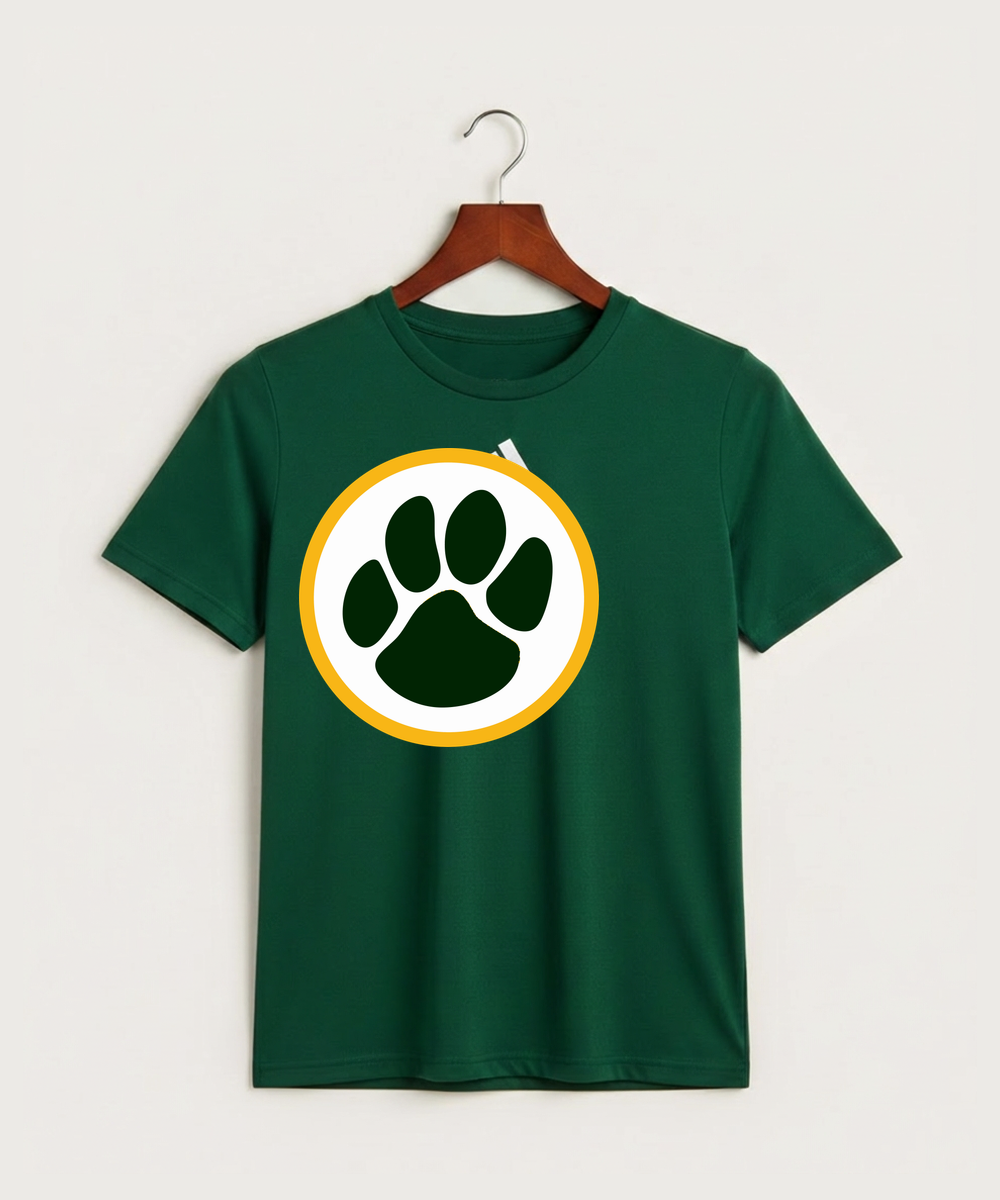 Ashwaubenon High School Football (Boys) - Dark Green/ White Men's Pregame T-Shirt