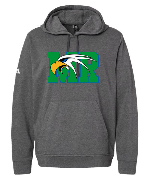 Maple River High School hockey_boys - Dark Grey Heather Unisex Fleece Hooded Sweatshirt