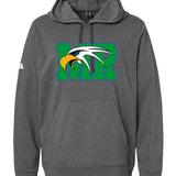 Maple River High School hockey_boys - Dark Grey Heather Unisex Fleece Hooded Sweatshirt