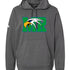 Maple River High School hockey_boys - Dark Grey Heather Unisex Fleece Hooded Sweatshirt