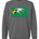Maple River High School hockey_boys - Dark Grey Heather Unisex Fleece Crewneck Sweatshirt