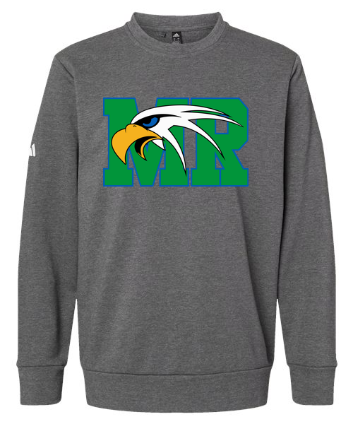 Maple River High School hockey_boys - Dark Grey Heather Unisex Fleece Crewneck Sweatshirt