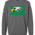 Maple River High School hockey_boys - Dark Grey Heather Unisex Fleece Crewneck Sweatshirt
