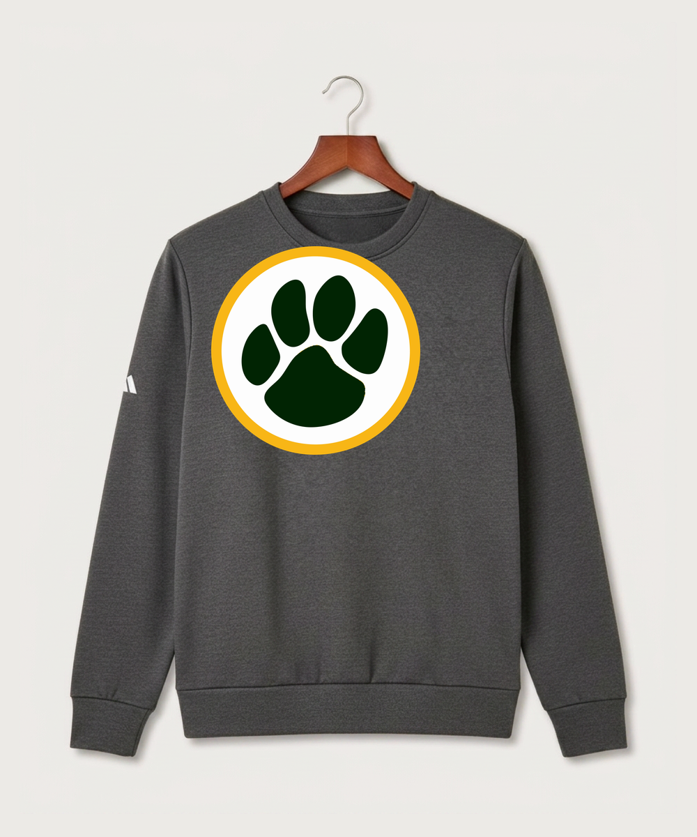 Ashwaubenon High School Football (Boys) - Dark Grey Heather Unisex Fleece Crewneck Sweatshirt