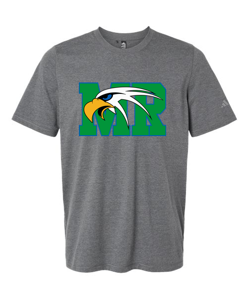 Maple River High School baseball_boys - Dark Grey Heather Men's Blended T-Shirt